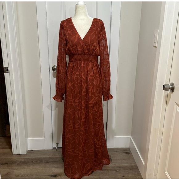 Rust Maxi Dress - Picture 1 of 3